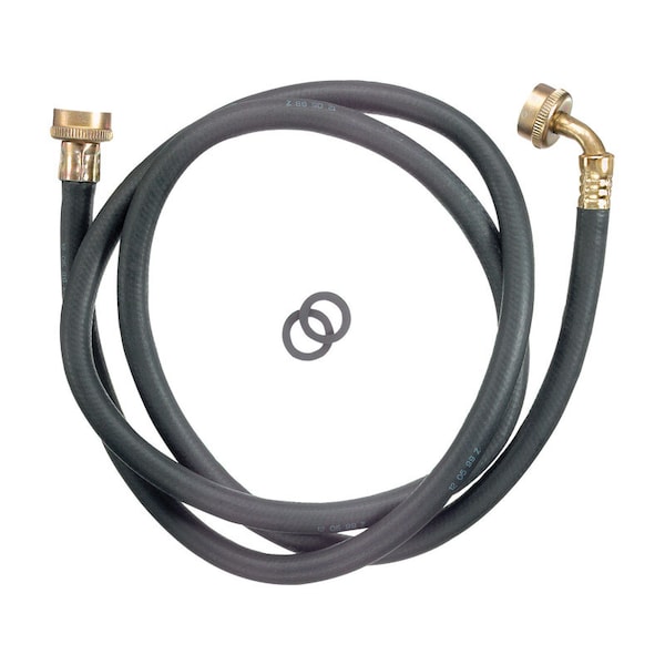 Plumb Pak 3/4 in. FHT X 3/4 in. D FHT 6 ft. Rubber Washing Machine Hose